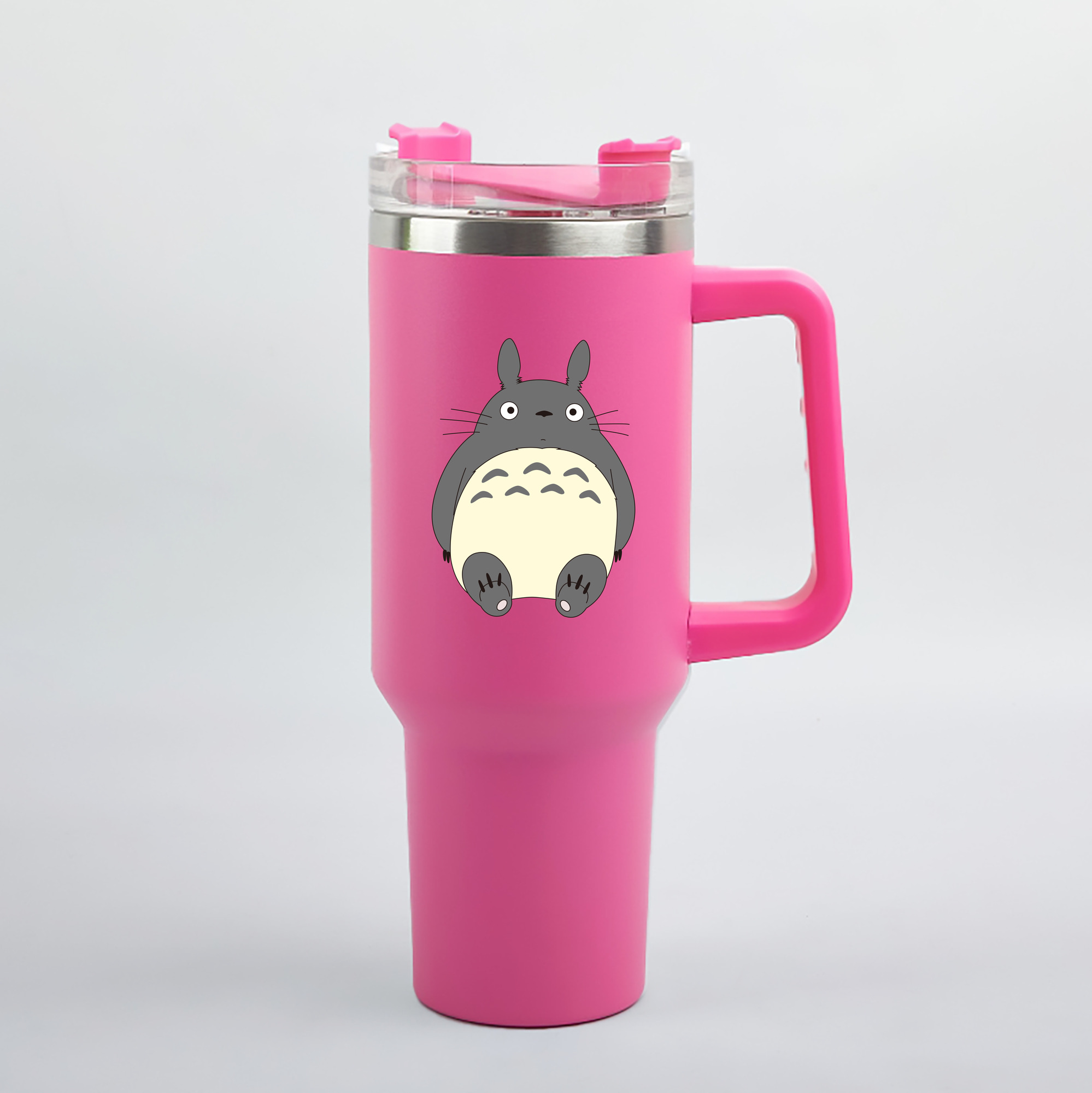 （画像用） となりのトトロ 草壁メイ 草壁サツキ My Neighbor Totoro Satsuki Kusakabe Mei Kusakabe 1200mL車用タンブラー（カラープリント）
